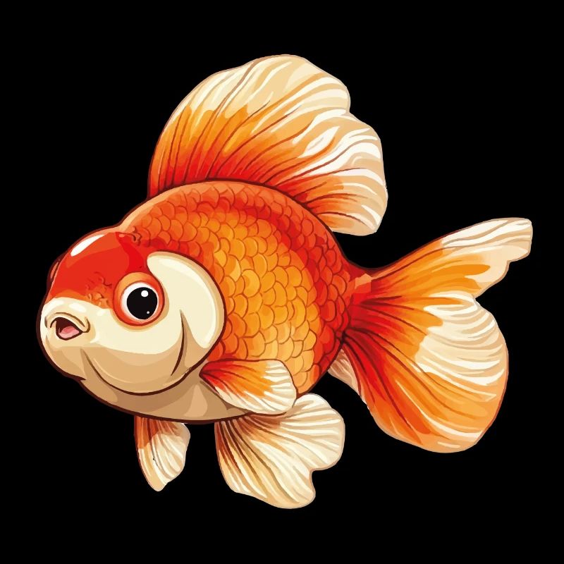 Veiltail Oranda Poisson rouge