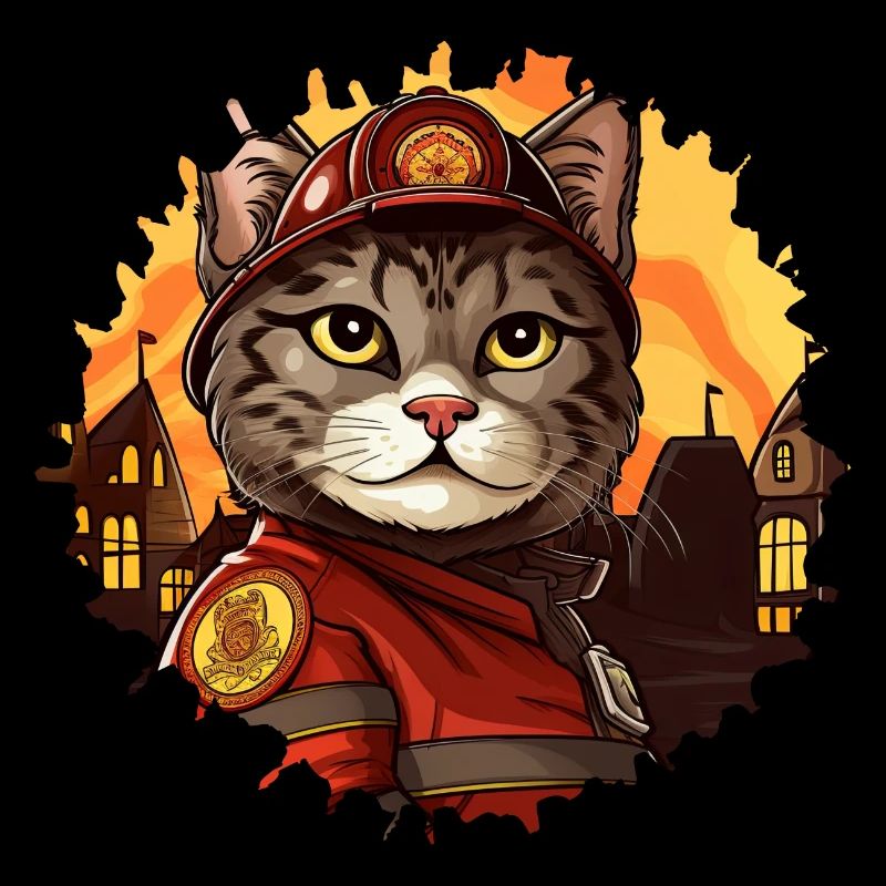 Fire Brigade Cat