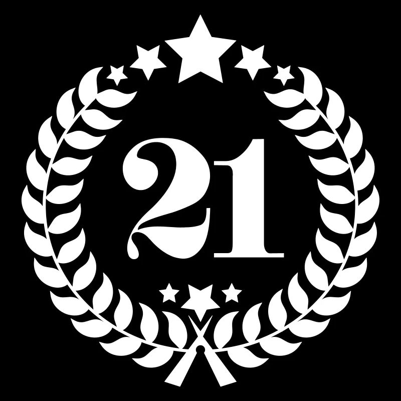 21ter numéro de bague d'anniversaire 21 ans