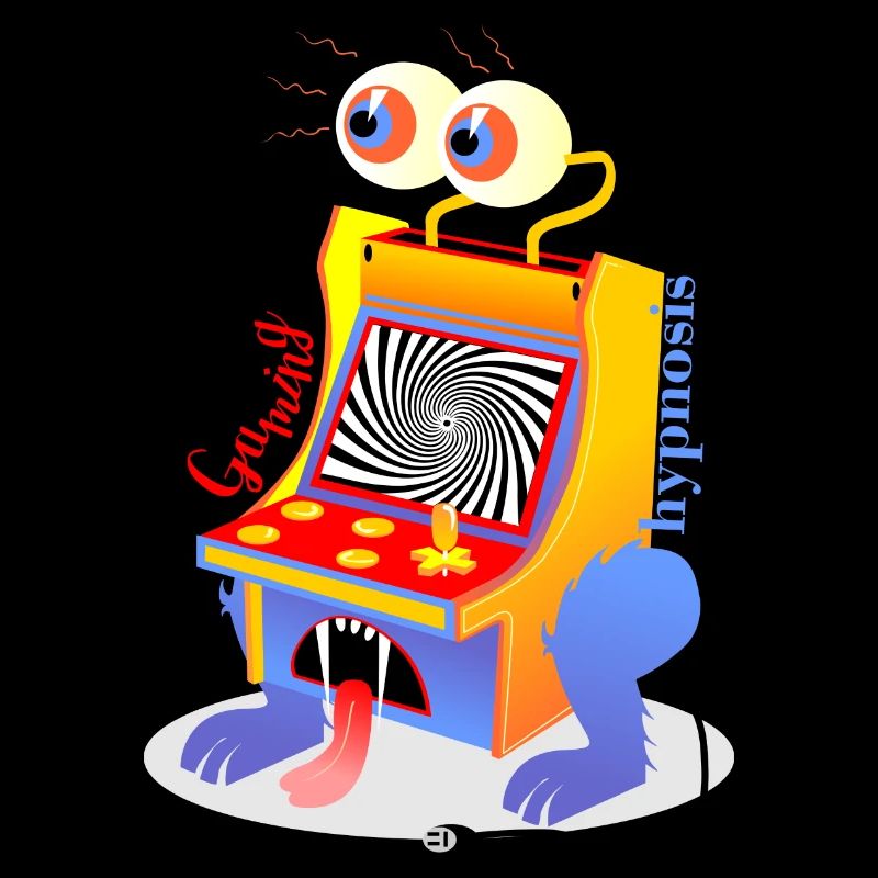 Monster-Retro-Spiel