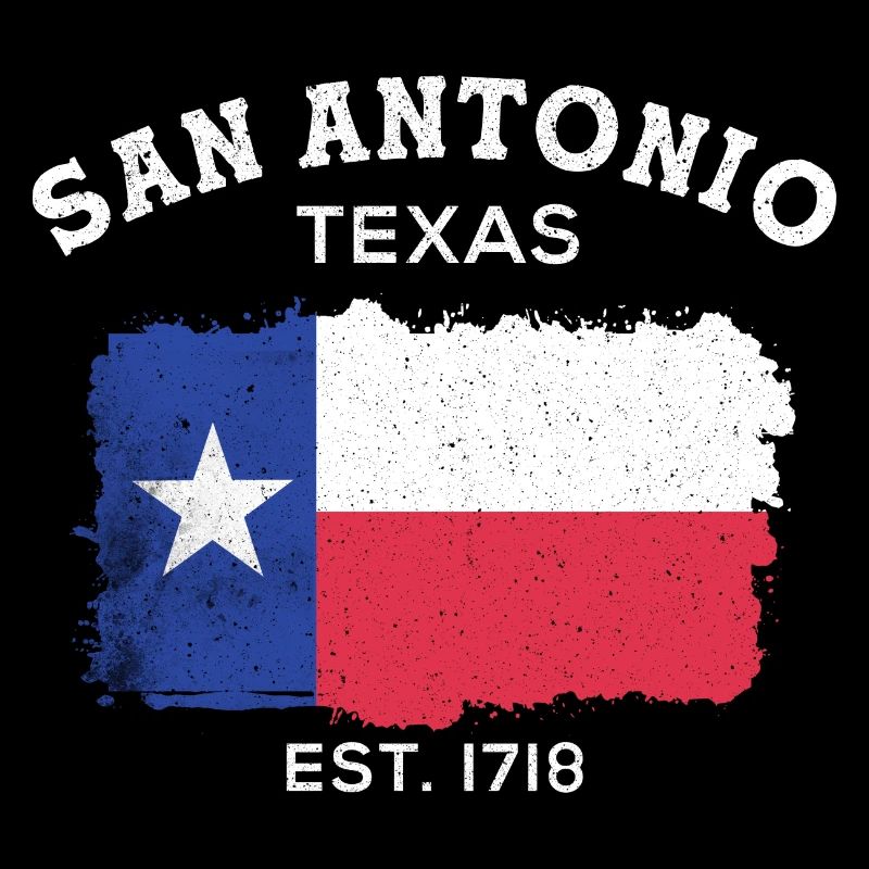San Antonio est 1718 Design pour San fier