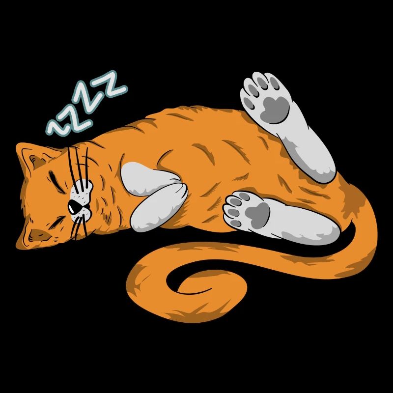 Cat Sleeping Sleeping Shirt Nap