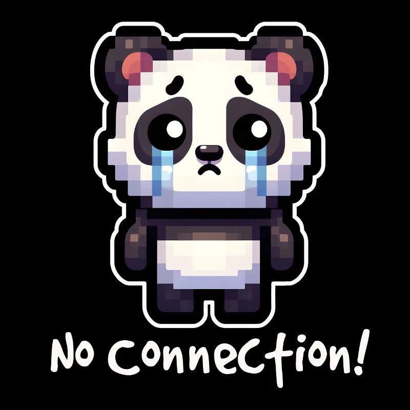 Ours panda mignon hors ligne
