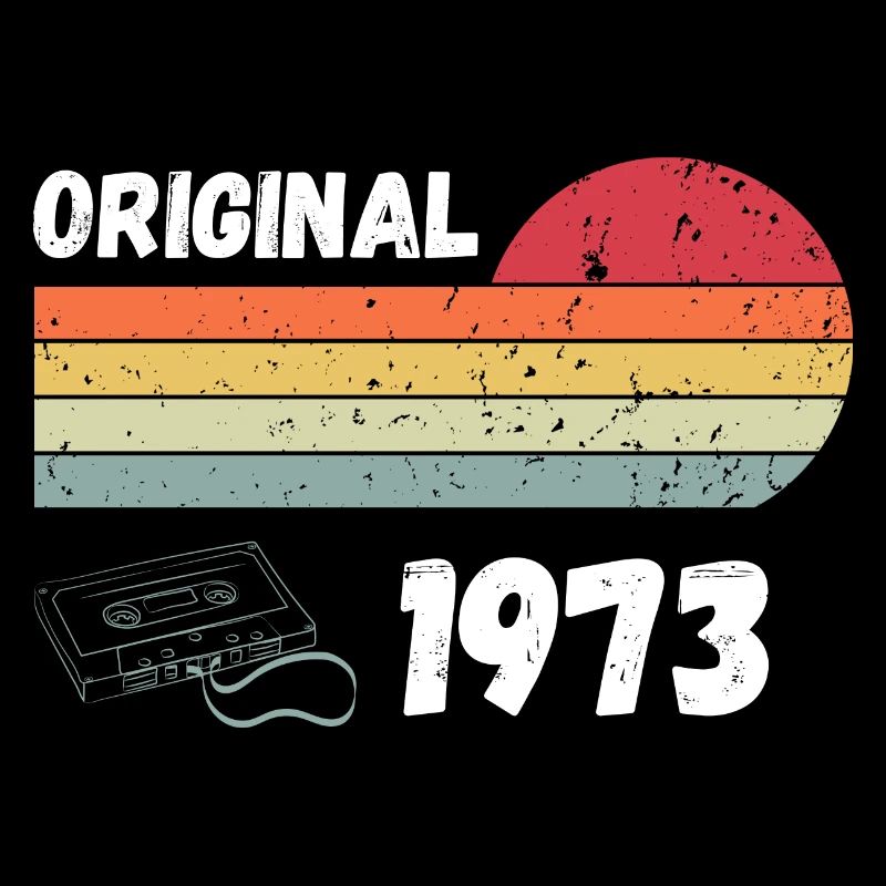 Cassette rétro originale de 1973 50e anniversaire