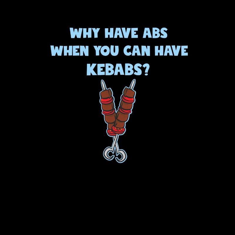 Abs Exercise Gym Body Workout Funny Kebabs Lover
