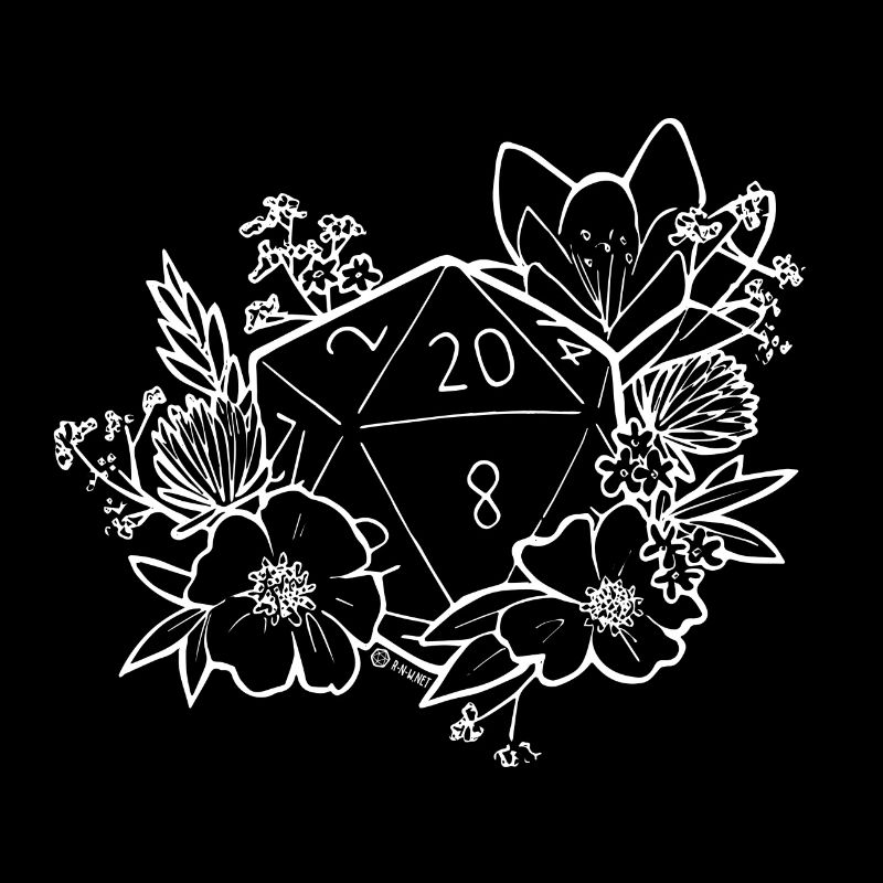 DUNGEONS 'n' FLOWERS - BLANC