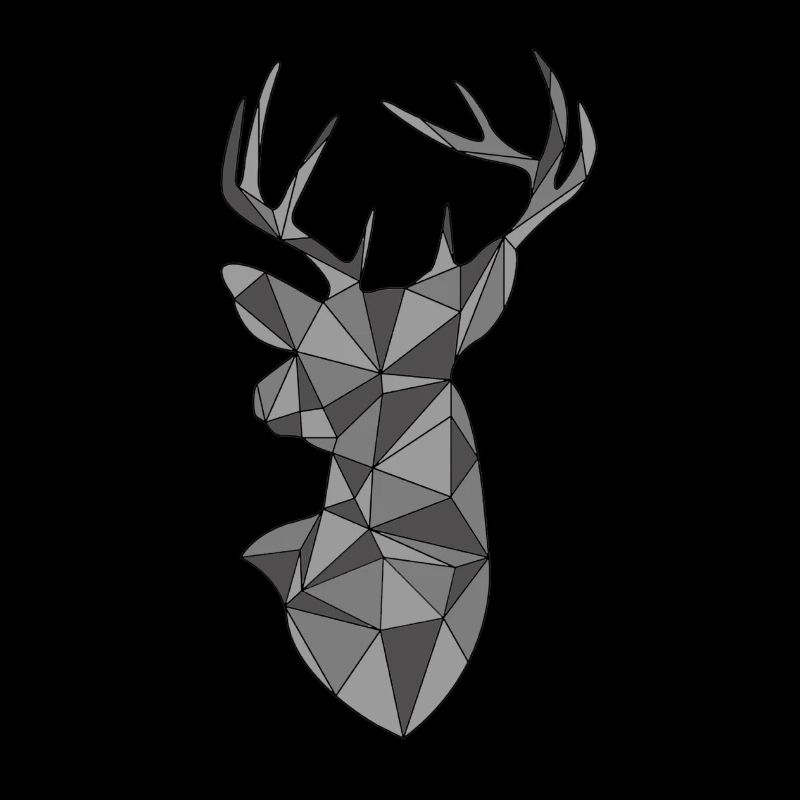 idée cadeau cerf forme géométrique cerf
