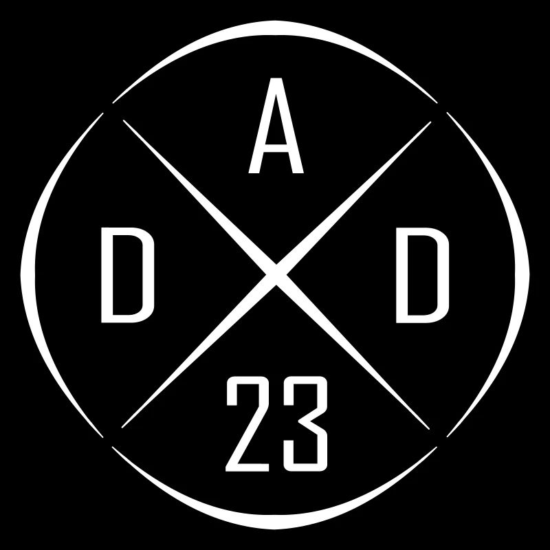 Dad 23 Circle Cross Design