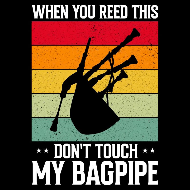 Bagpipe Design for Scotland Pride and Bagpipes