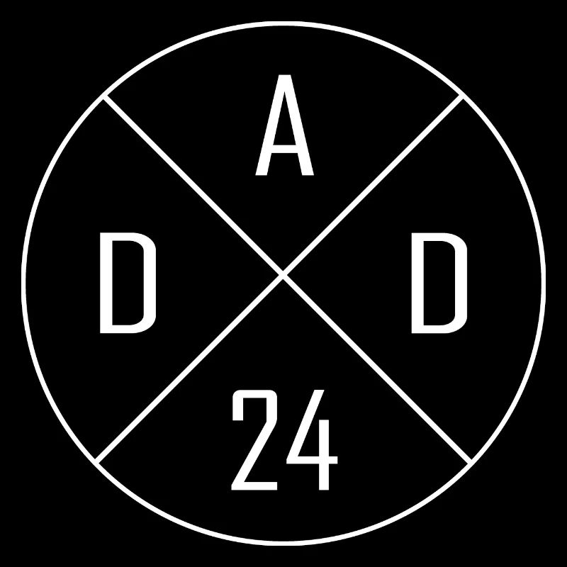 Dad 24 Circle Cross Design