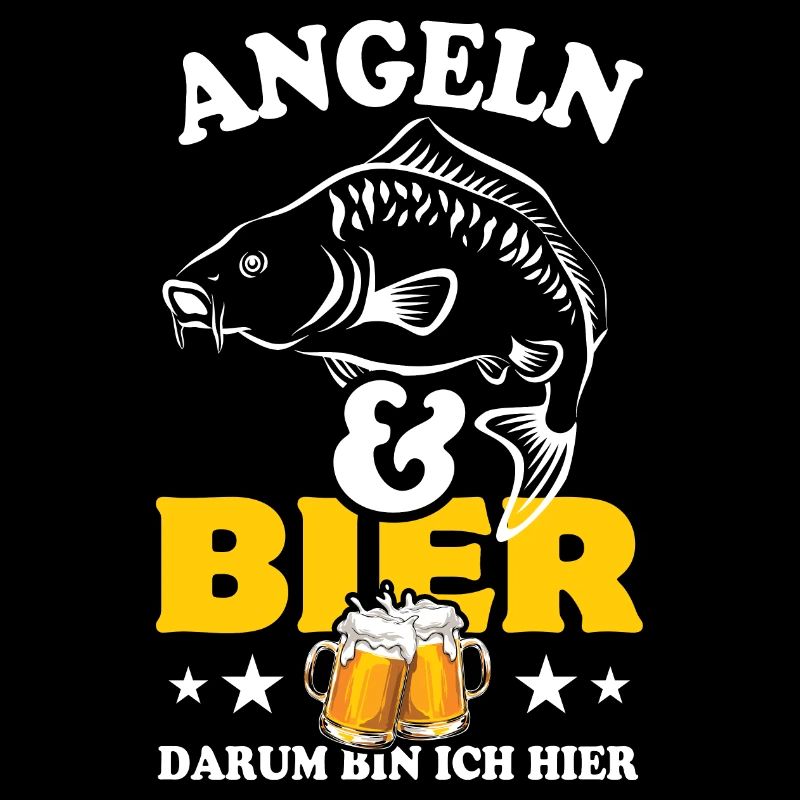 Angeln und Bier darum bin ich hier - Karpfen