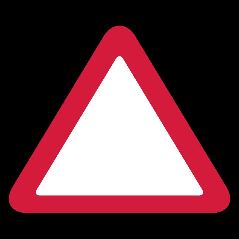 Accorder la priorité, panneau de signalisation de circulation