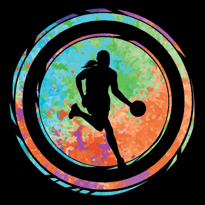 Joueuse de basket-ball Filles Joueuse de basket-ball