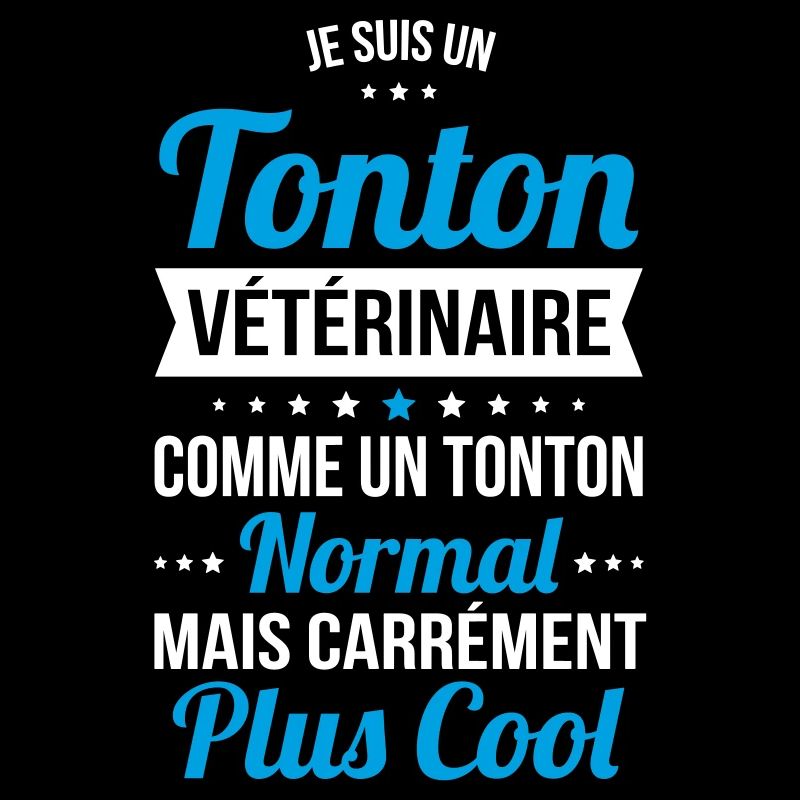 Tonton vétérinaire comme tonton normal plus cool