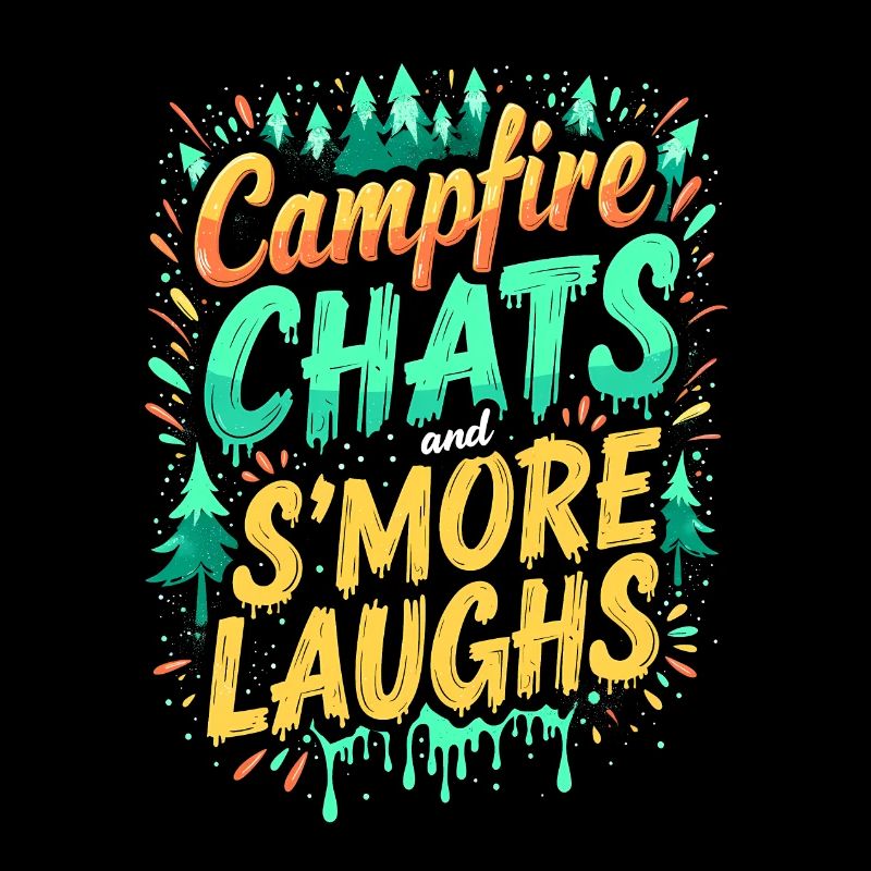 DISCUSSIONS AUTOUR D’UN FEU DE CAMP ET RIRES S’MORE