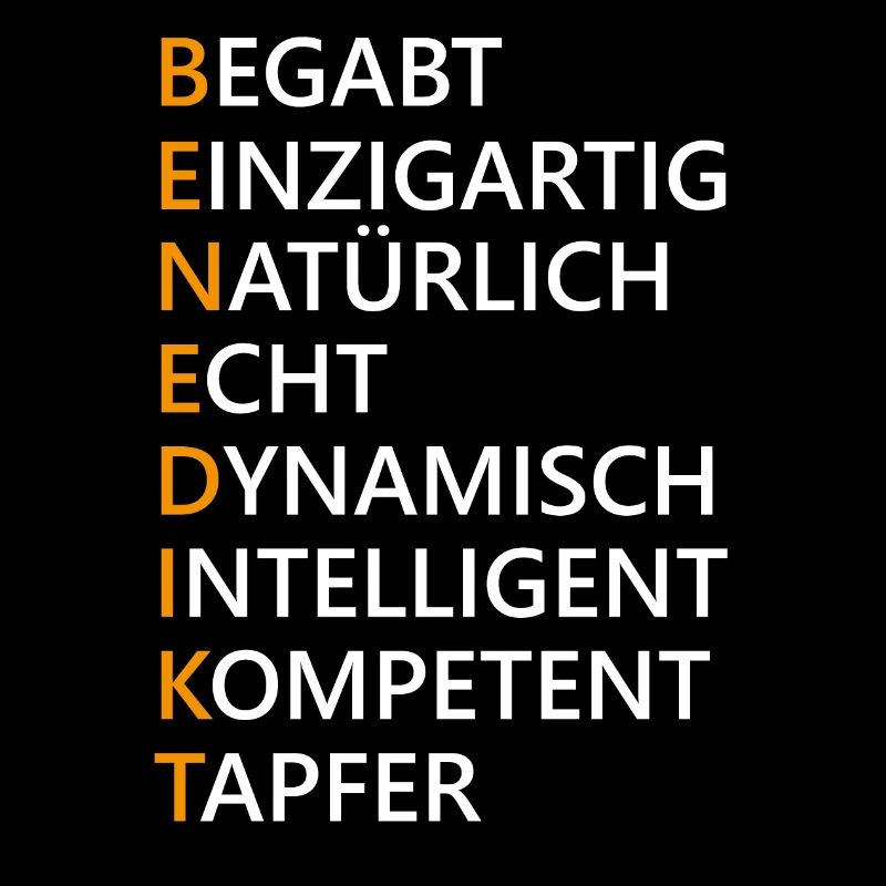 Benedikt Name Geschenk