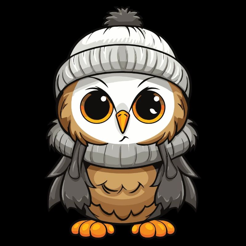 Owl Comic Winter Cozy
