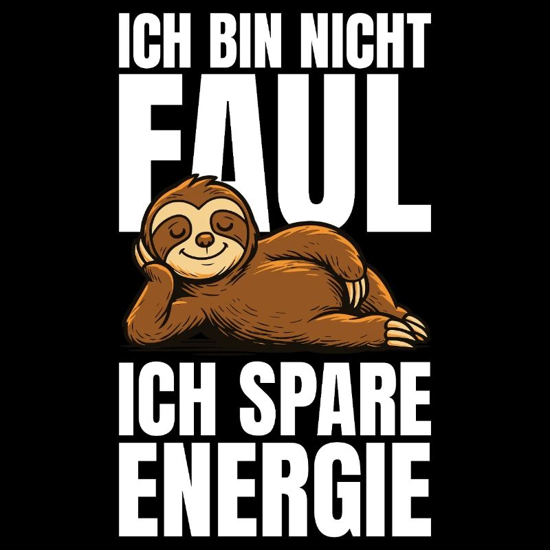I'm not lazy - I'm saving energy