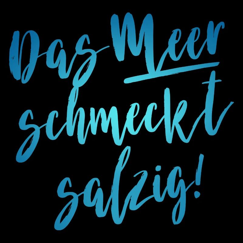 Das Meer schmeckt salzig