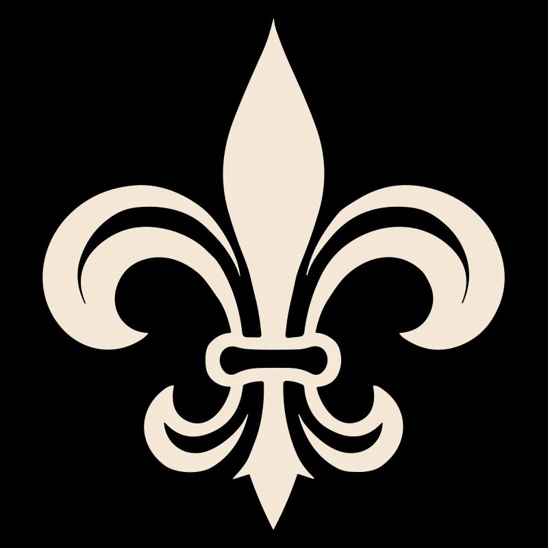 Fleur de lis Logo der Königin