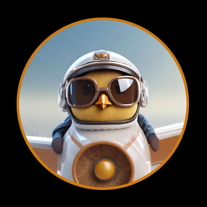 Petit poussin pilote