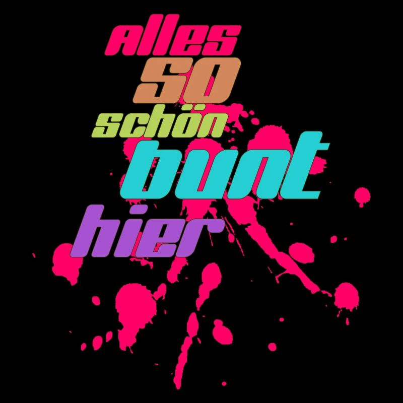 alles bunt