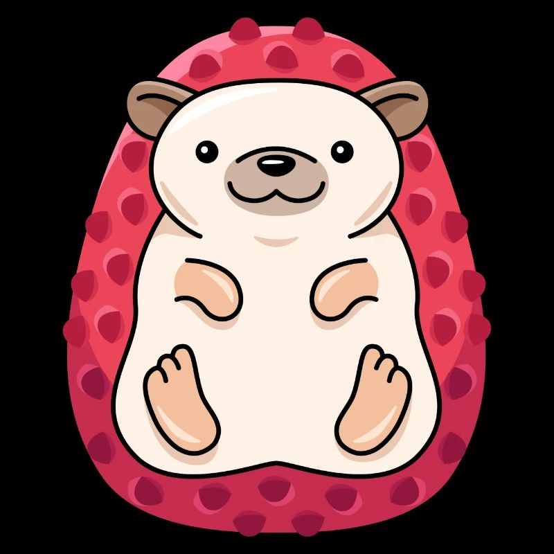 Hedgehog lychee design for hedgehog lovers