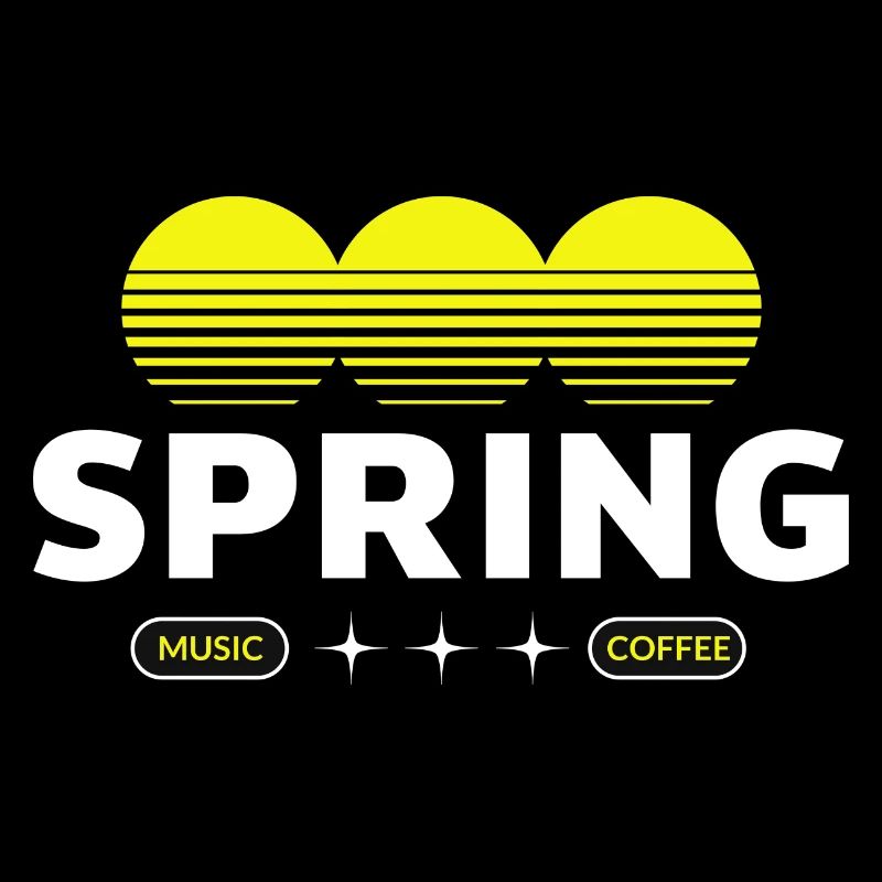 Frühlingsmusik-Kaffee