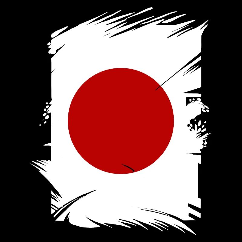 Drapeau du Japon utilisé Look Nihon Drapeau japonais