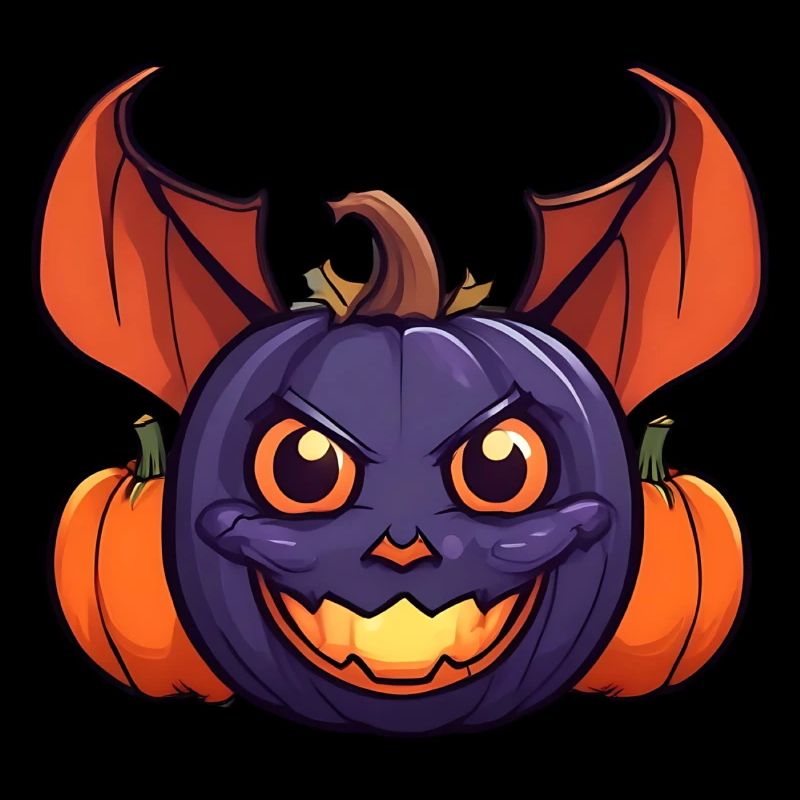 Chauve-souris citrouille d’Halloween
