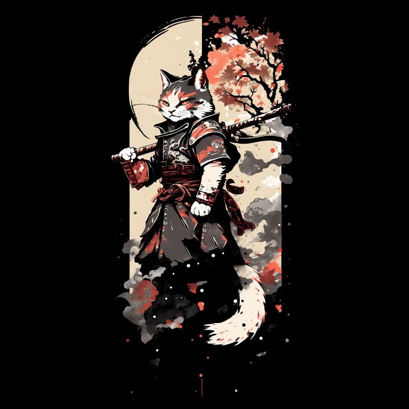 Samurai Cat: Maître du combat à l’épée