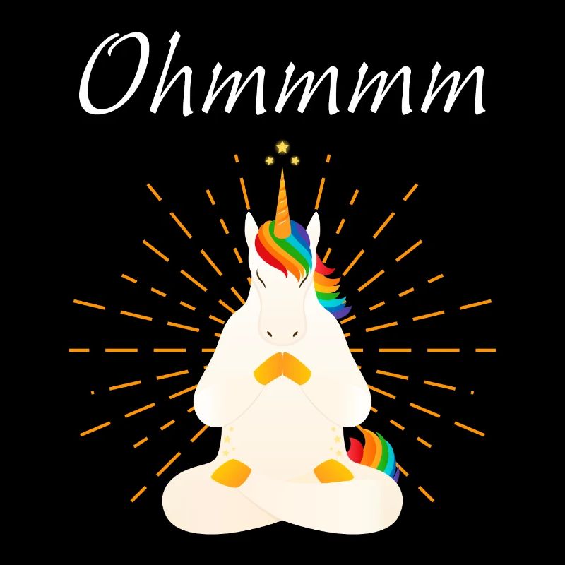 Ohmmm Ohm Unicorn Einhorn Meditation