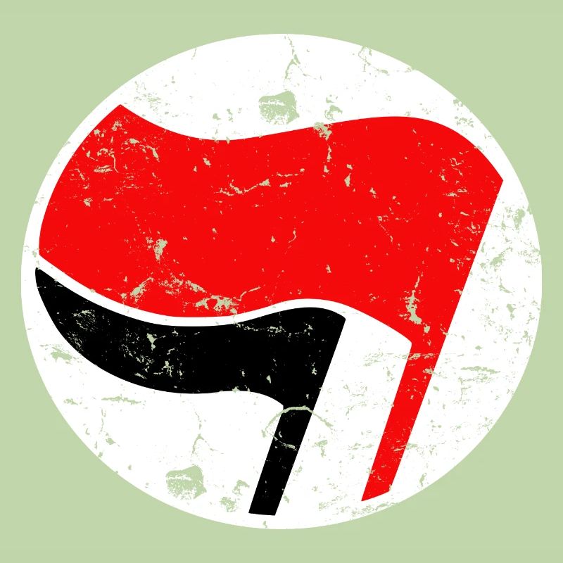 Antifa-Logo einfacher Grunge