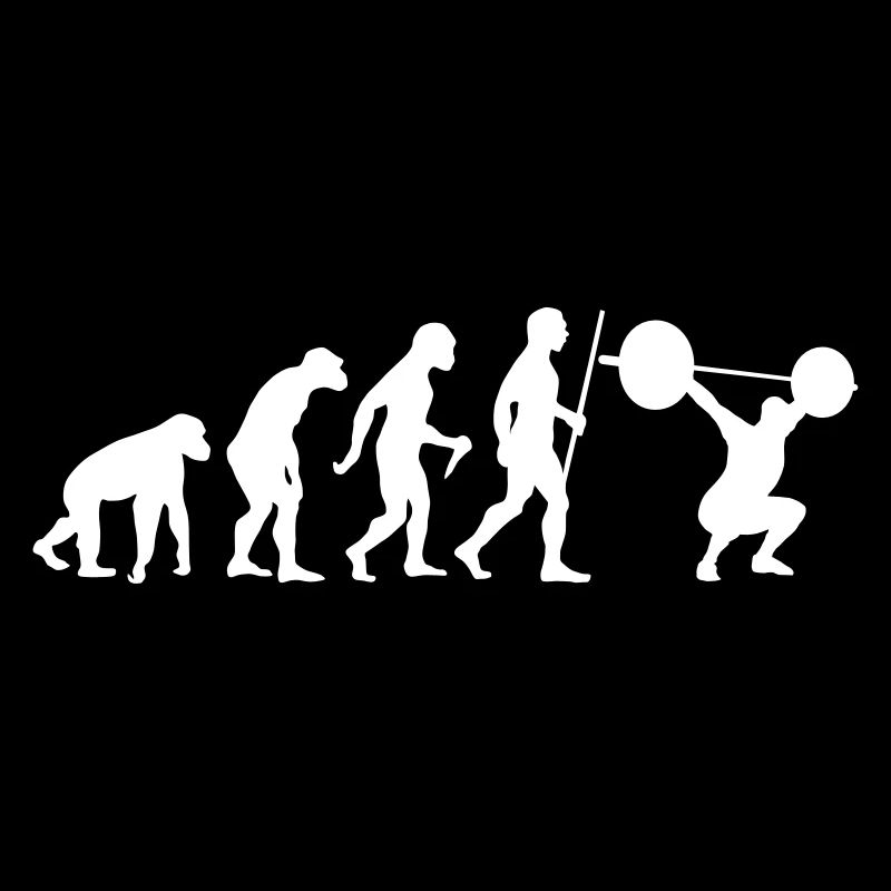 Evolution - Squat Snatch Gym Bodybuilding Lift