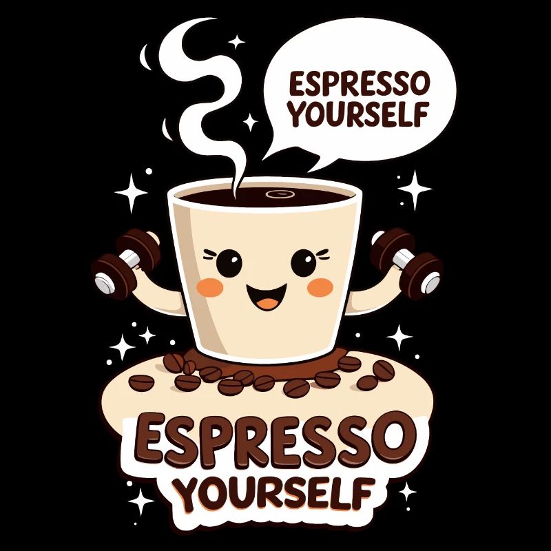 Fun espresso design – "Espresso Yourself"