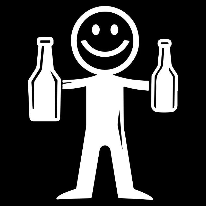 Bière Stick Figure