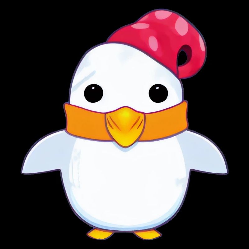 Penguin Cartoon Cute Pengu Animal Funny Comic 3