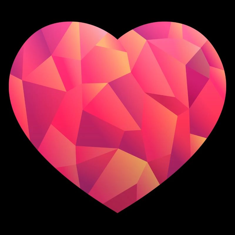 Heart pink