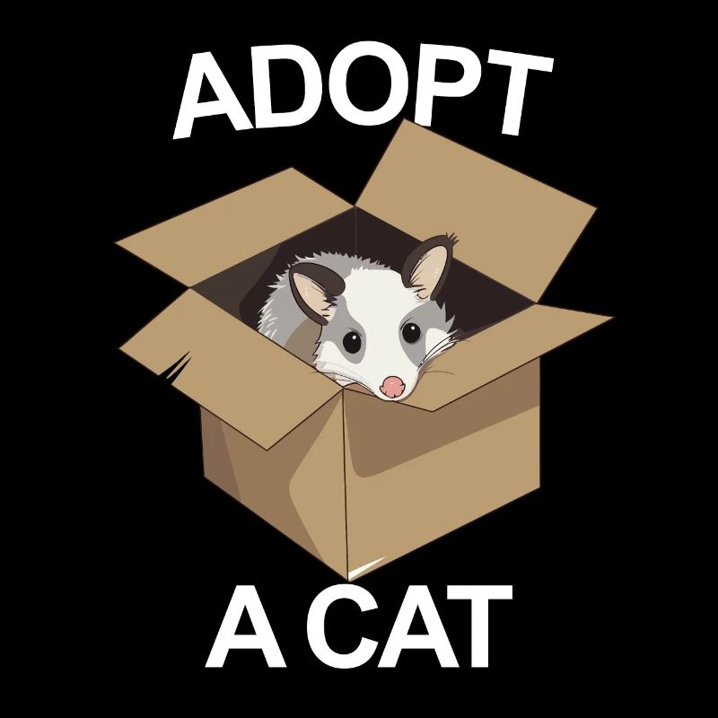 Adopter un chat de rue, Adopter un chat, adopter un opossum