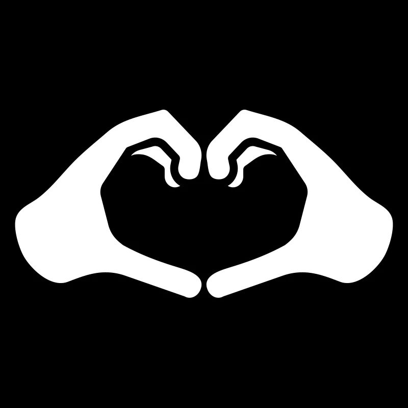 Hand Herzform Valentinstag Muttertag