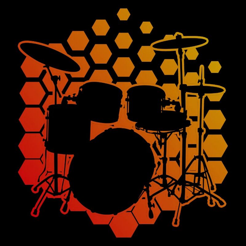 Women's Drums Drumming Drum Kit