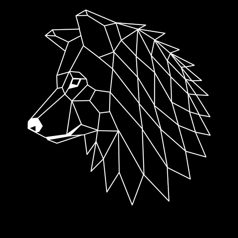 Geometrischer Wolf