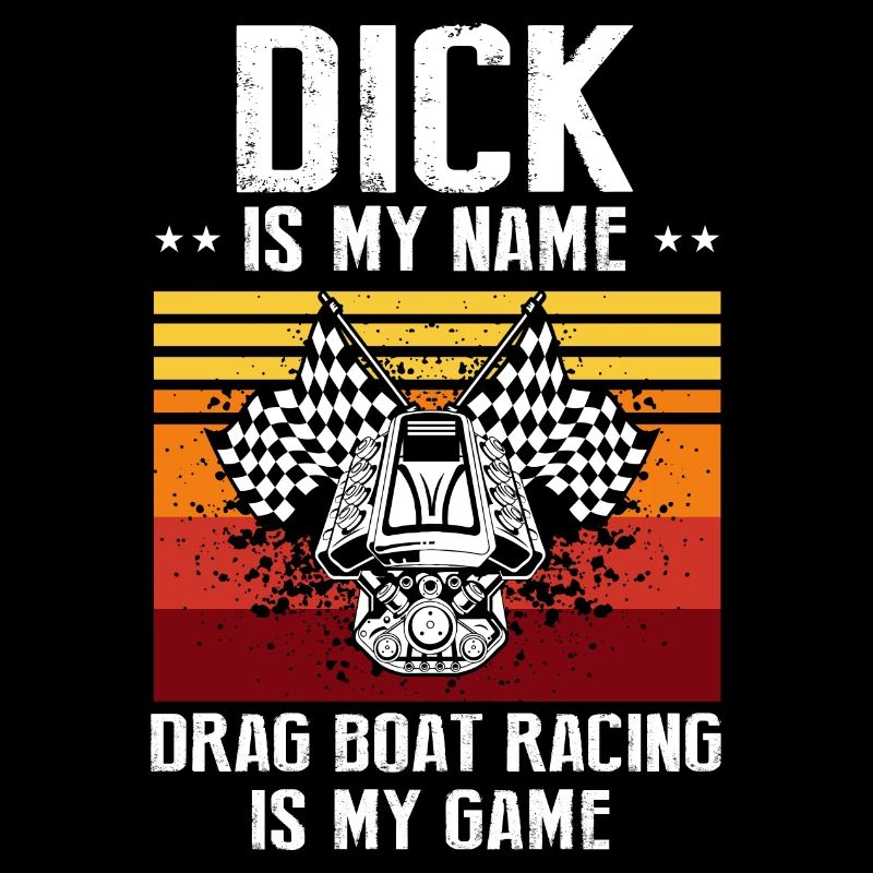 Racing boat design for drag boat racing