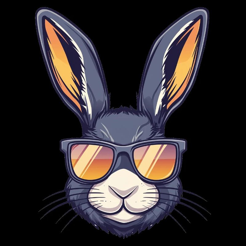 Lapin avec lunettes de soleil