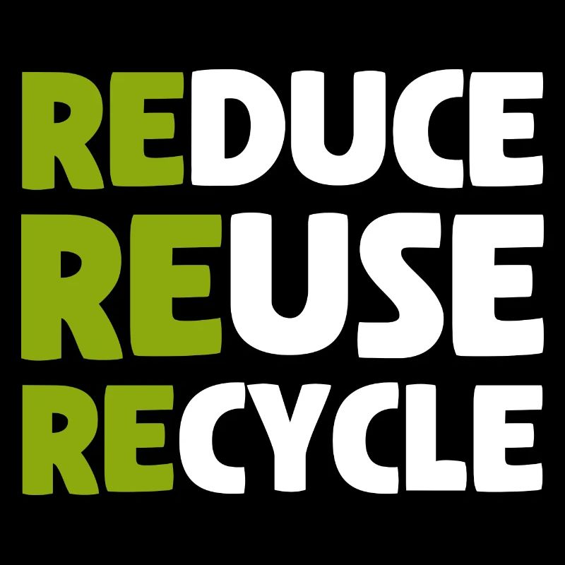 Reduce Reuse Recycle - Earth Day