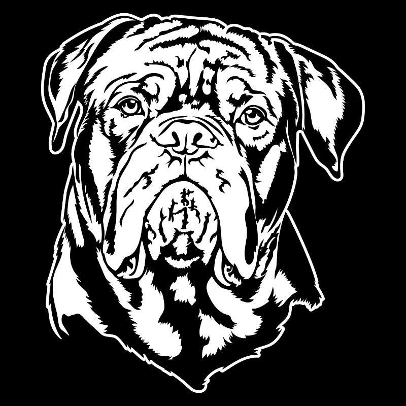 DOGUE de Bordeaux Portrait Chiens Wilsigns