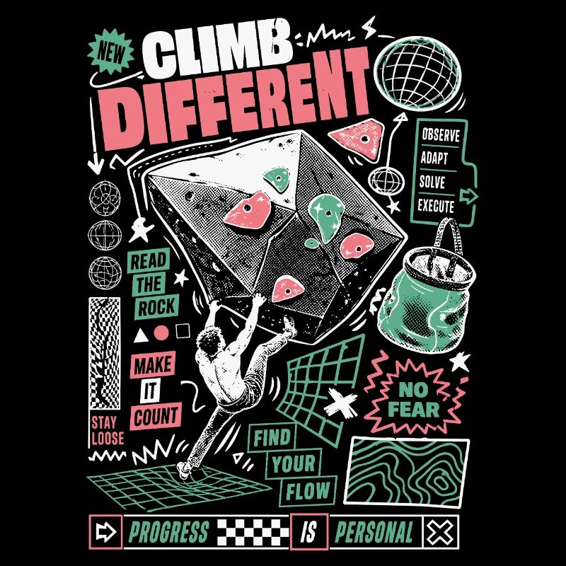 Boulder More Climbing Motivation