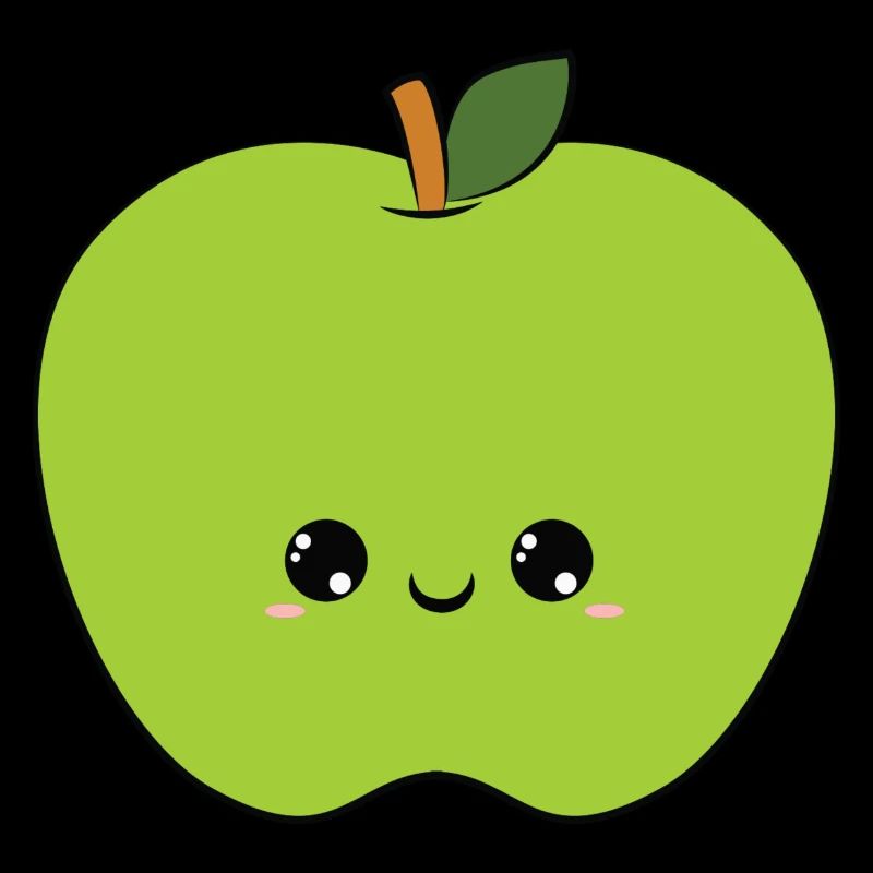 cute apple,sweet apple, green