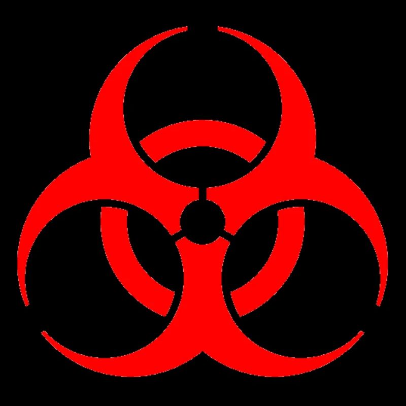 Biohazard Virus Seuche Bio Symbol Zeichen Geschenk