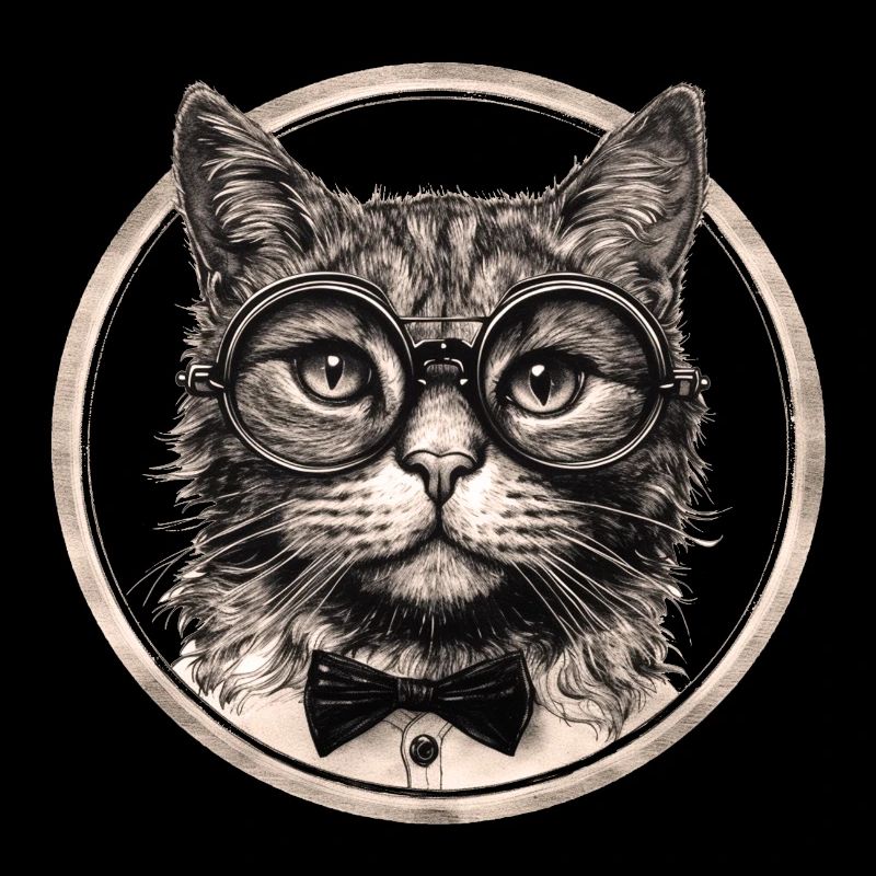 Chat steampunk